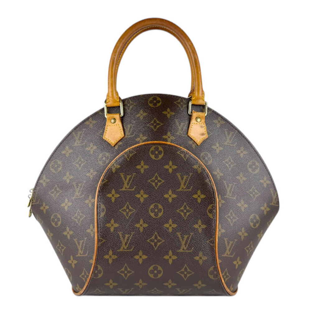 Louis Vuitton Monogram Ellipse Handbag Canvas Brown